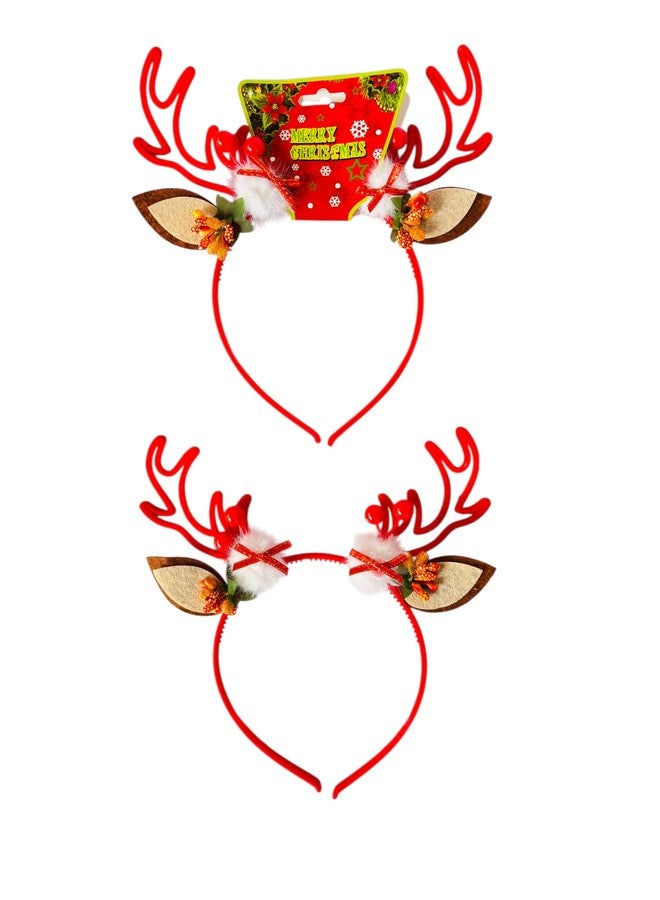 PartyToko Christmas Reindeer Antlers Headband,ChristmasHeadbandsChristmas Costume for Kids Adults 1pcs - Image 4
